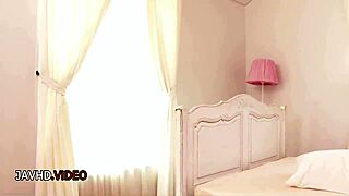 Hot Japanese milf blows before hardcore group creampie orgy