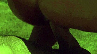 Brunette Milf Rides Huge Cock Doggystyle Big Tits Bouncing Gaping!