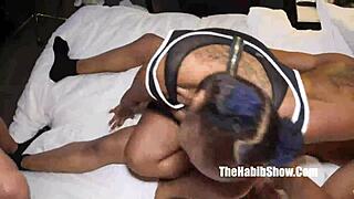 Phat ghetto ass beauty doll gangbanged by black cocks in raw reality