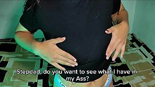 Stepdad Fulfills Anal Plug Fantasy Fucking My Tight Holes
