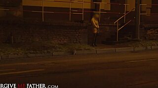blonde milf blindfolded oiled and fucked rough doggystyle by big cock