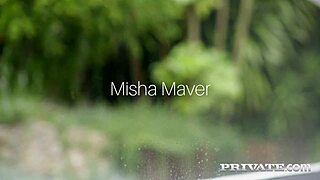 Tattooed Yoga Student Misha Maver Milks Cock Dry