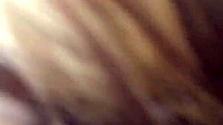 i love watching young cock pound this mature blonde outdoors with her tampon in