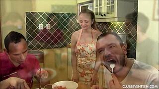 Overwhelming Thrill Of Blowbang On Steak Day