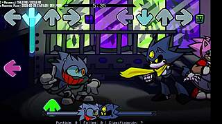 i'm losing it, this crazy metal ouri�o dude fucks hard in epic sonic exe battle