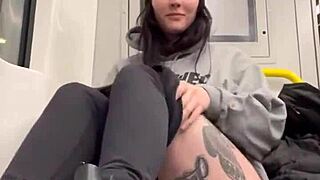 Edging Myself Publicly Thrill of Being Caught Slut
