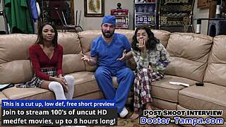 doctor tampa humiliates ebony cheerleader solana with speculum exam in hospital