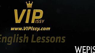 feels so naughty pissing while sucking cock on cam