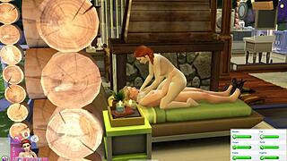 Sims 4 Couple Gets Wild Banging Game On