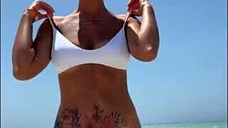 omg beach boy creampies my pussy right after our hot shoot 😍🌊💦
