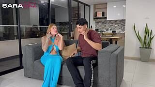 i pound my hot 18+ blonde neighbor while cuckold husband ignores on phone