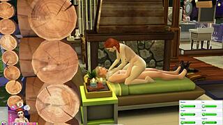 Sims 4 Couple Gets Wild Banging Game On