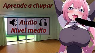 hey guys, follow this joi cei tutorial for medium-level blowjobs from your spanish shemale teacher!