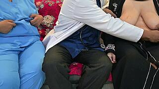 Doctor Ravishes Busty Nurse in Hospital Exam Room