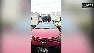 street latina milf bends over for hardcore anal assfucking pov