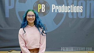 Premiumbukkake's min galilea gulps inter blowbang cumshots and facials!