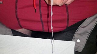 Watch me tease your tied cock till I drip and explode