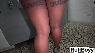 big ass latina maid pounded doggystyle pov by huge black cock