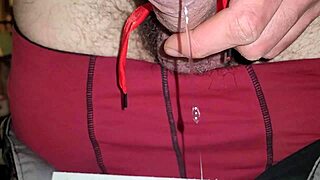 Watch me tease your tied cock till I drip and explode