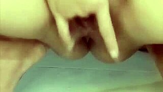 Asian Webcam Girl Fingers Tight Pussy Masturbating Live Closeup View