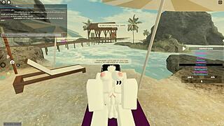 roblox babe shakes her wet ass while riding big cock deep 😏🎮💦