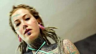 Tattooed Slut's Ass Gaped Wide in Brutal Pounding Session!
