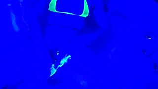i feel ultraviolet's pleasure teasing her bikini wet and shiny