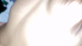 Bold Morning Pussy Pounding Makes Babe's Cunt Dripping Wet
