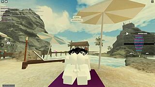 roblox babe shakes her wet ass while riding big cock deep 😏🎮💦