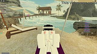 roblox babe shakes her wet ass while riding big cock deep 😏🎮💦