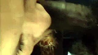 granny's gummy mouth slurps my cock wanna feel it sucking?