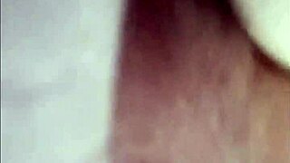 Homemade Wife in Black Stockings Takes Husband's Cumshot After Pussy Fingering