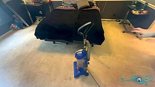 just vacuuming the bedroom before i head out