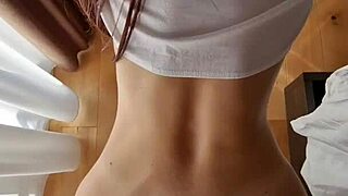 Beautiful Big Tits Girl's Ass Filled with Creampie After Intense Doggystyle Pounding