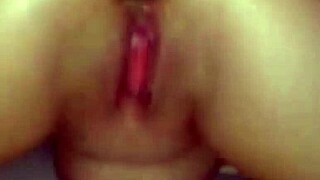homemade latina licks hairy pussy before anal creampie
