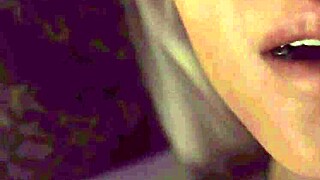 tall blonde's huge belly vore masturbation hides dark cravings