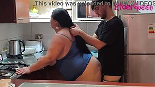 bbw curvy mature latina housewife milf gives jerk off instructions to big cock in homemade roleplay