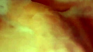 Fingering Tits in Steamy Bath Solo Play