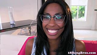 Rounass Ebony Teen 18+ Bounces Cowgirl Then Takes Bent Over Doggystyle Pounding