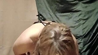 Bound French Maid Whore Endures Public Harnais Humiliation Spanking