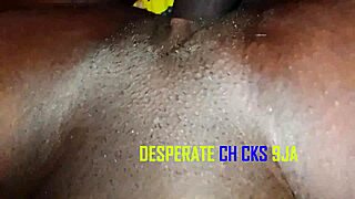black beauty moans as cucumber fucks her tight pussy just right