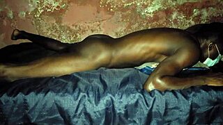 monster cock bed humping masturbation drives pornstar wild with lust