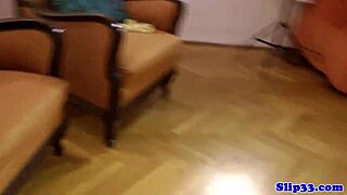 Wanna see this teen suck senior cock up close in POV frenzy?