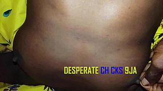black beauty moans as cucumber fucks her tight pussy just right