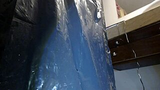 Latin Tranny Teen Gapes Ass on Big Toys