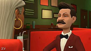 Animated Dirty Talk Teases Hungry Cartoon Cock with Naughty Words