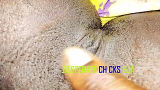 black beauty moans as cucumber fucks her tight pussy just right
