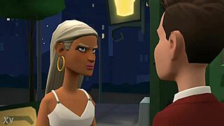 Animated Dirty Talk Teases Hungry Cartoon Cock with Naughty Words