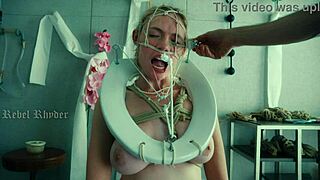Most beautiful toilet pet bound assfucked extreme golden shower domination!