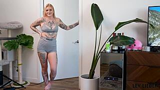 bratty goth step sis got pink pussy destroyed after massage